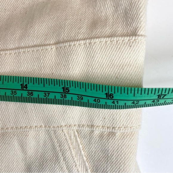 Faherty Overland Twill Jumpsuit Womens Small Natural Ivory Cream Casual NWT - Picture 11 of 13
